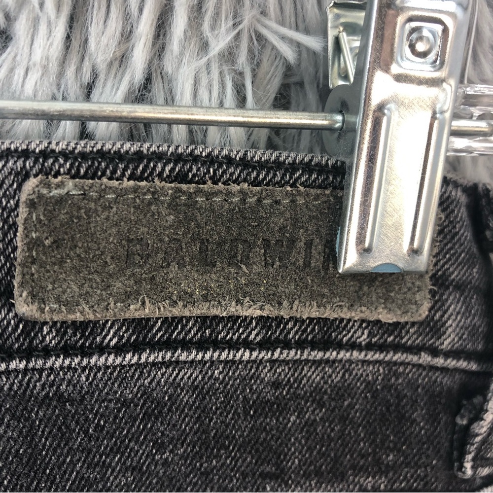 Baldwin Jeans Kansas City Lola High Rise Straight Leg Womens 27 Onyx Cropped - Picture 4 of 13
